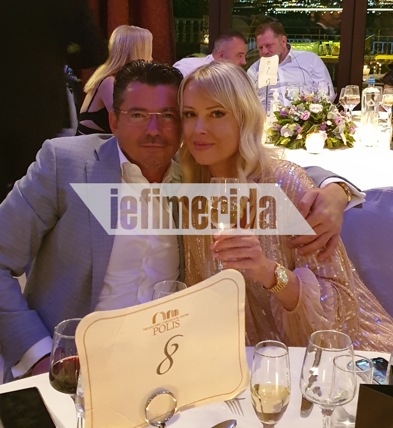 Οι οικοδεσπότες Στέλιος και Ναταλί Μιχαηλ