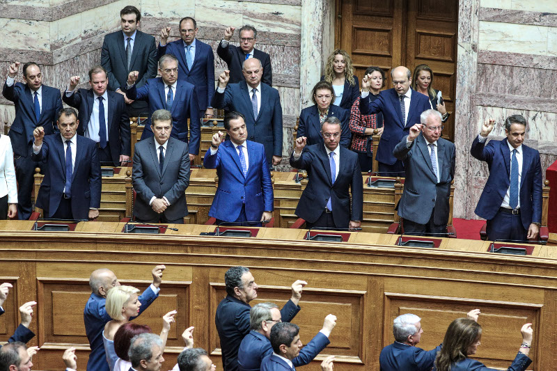 Οι υπουργοί της κυβέρνησης Μητσοτάκη