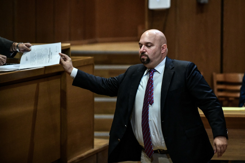 Ο Ηλίας Παναγιώταρος κατά την απολογία του