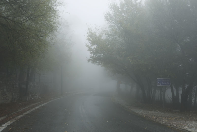 Ομίχλη στην Πάρνηθα