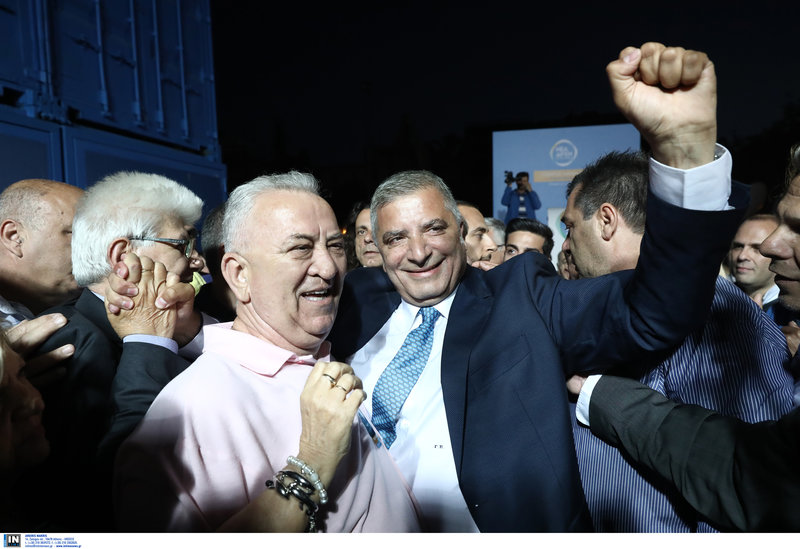 Ο Γ. Πατούλης πανηγυρίζει