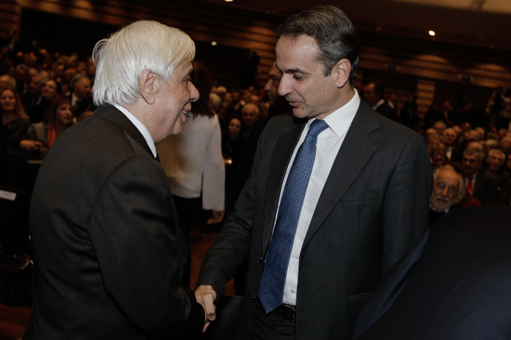 Ο ΠτΔ με τον Κυριάκο Μητσοτάκη