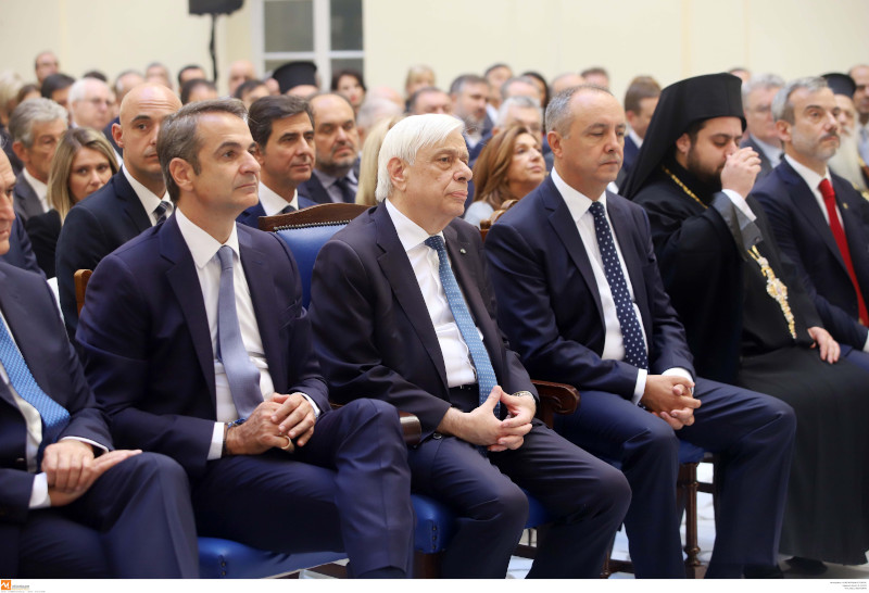 Προκόπης Παυλόπουλος και Κυριάκος Μητσοτάκης έδωσαν το «παρών« στα εγκαίνια της έκθεσης «Σύγχρονες όψεις του Αγίου Δημητρίου στη Θεσσαλονίκη»