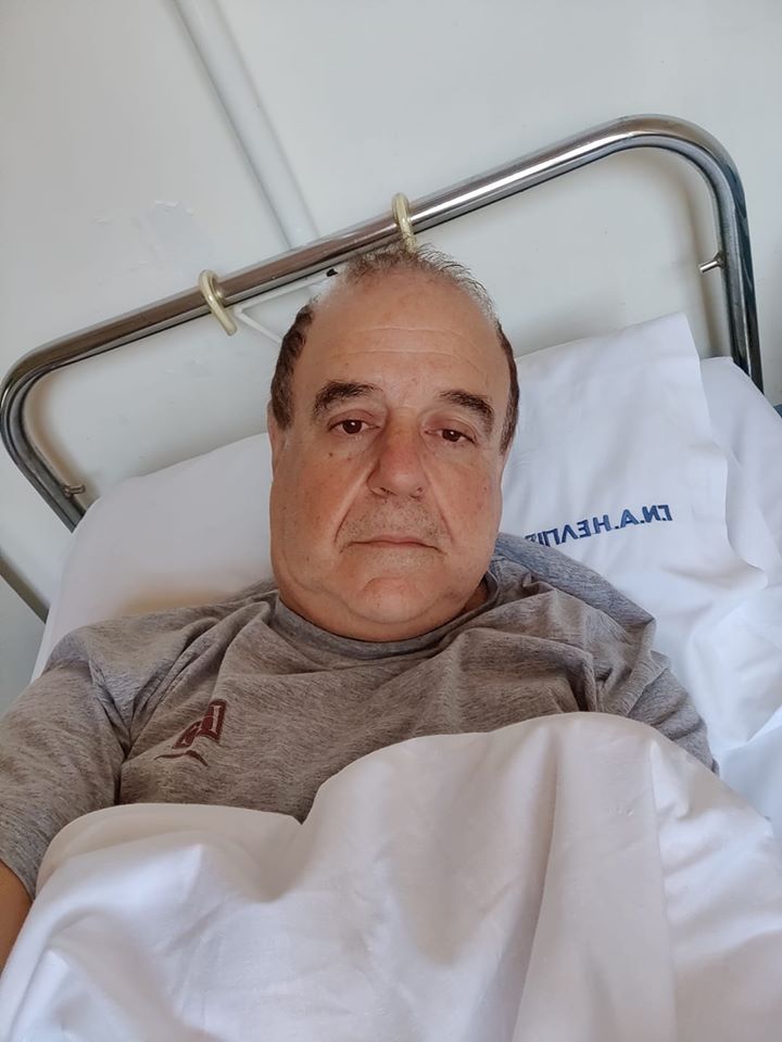 Η σέλφι του Παύλου Χαϊκάλη από το νοσοκομείο