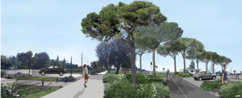 Πεζόδρομοι και ποδηλατόδρομοι θα κατασκευαστούν στο παραλιακό μέτωπο της Γλυφάδας