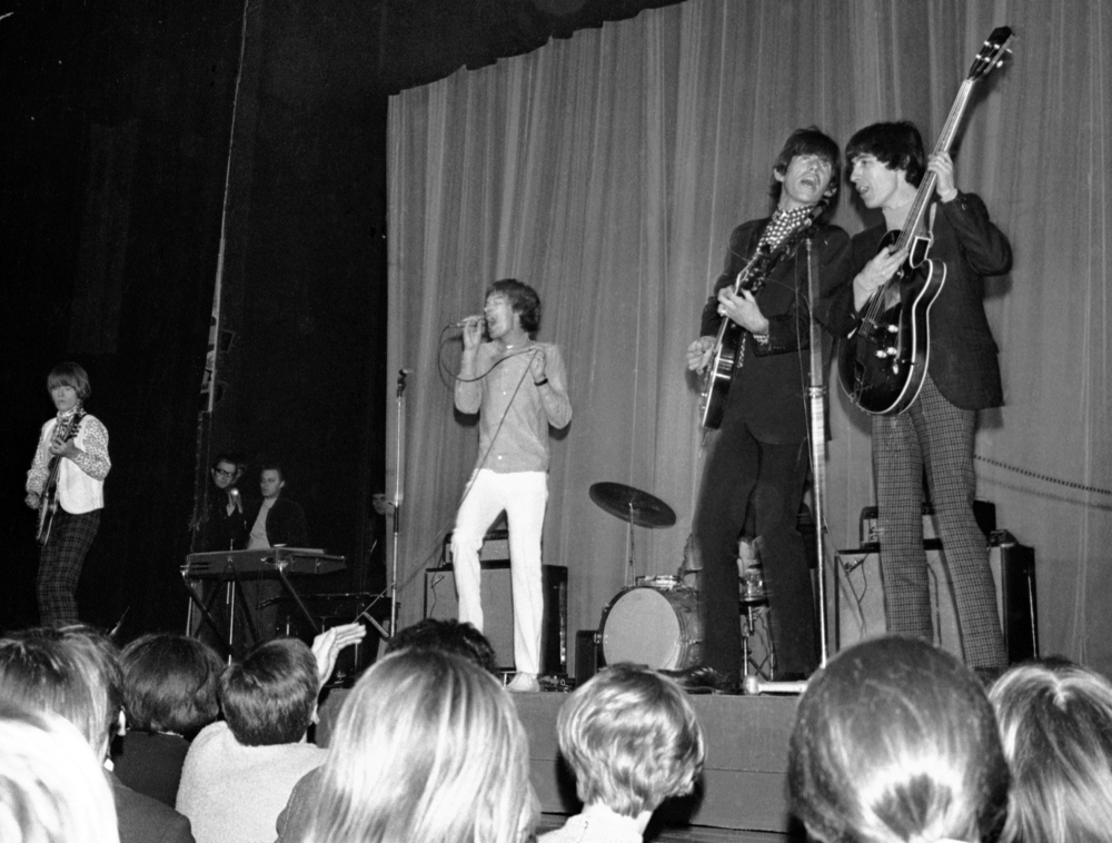 Το συγκρότημα των Rolling Stones σε συναυλία