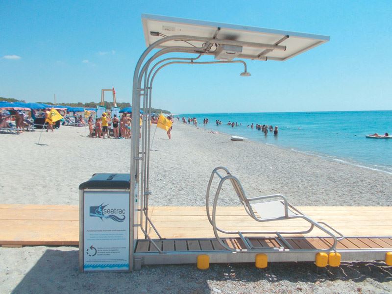 To SEATRAC έδωσε τη δυνατότητα σε άτομα με κινητικά προβλήματα να κάνουν μπάνιο μόνα τους