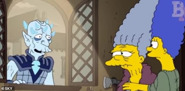 Στιγμιότυπο από το επεισόδιο των Simpsons που προβλήθηκε το 2017