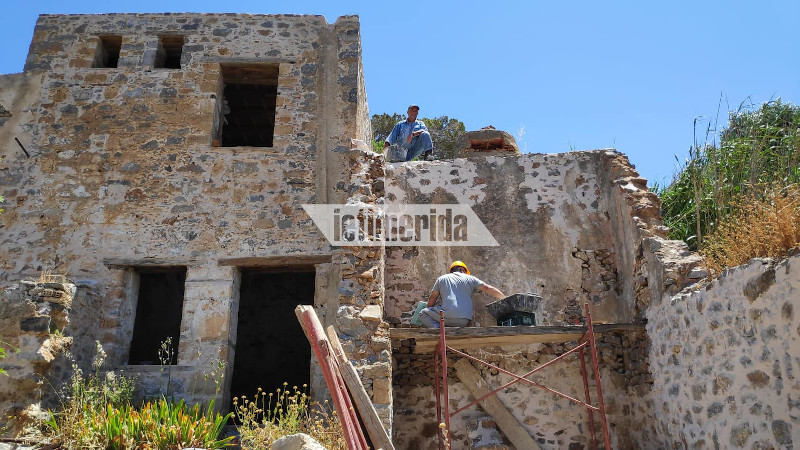 Εργασίες αποκατάστασης στην Σπιναλόγκα