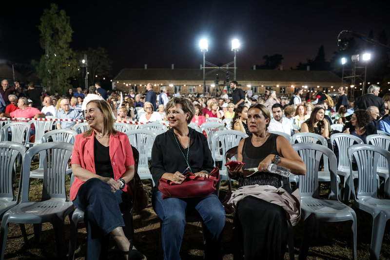 Μαριλίζα Ξενογιαννακοπούλου και Ολγα Γεροβασίλη στο Φεστιβάλ της νεολαίας ΣΥΡΙΖΑ 