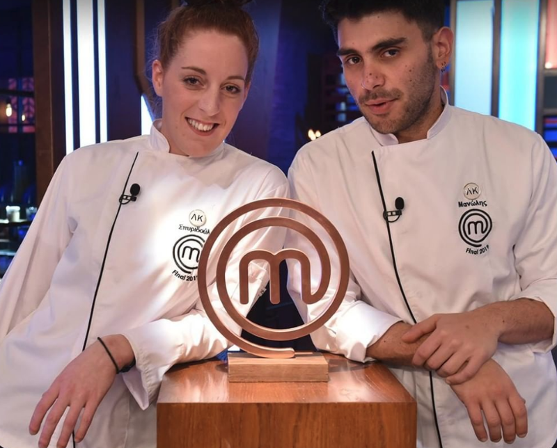 Η Σπυριδούλα και ο Μανώλης στο τελικό του MasterChef 3
