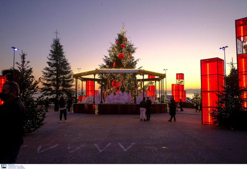 Χριστουγεννιάτικο στολισμός στην Θεσσαλονίκη