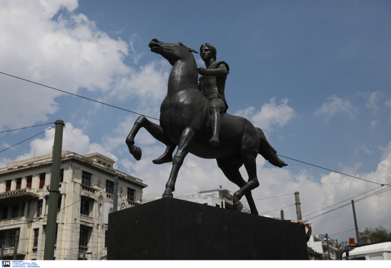 Το άγαλμα του Μεγάλου Αλεξάνδρου