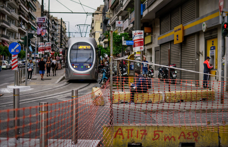 Το τραμ πέρασε από τον Πειραιά