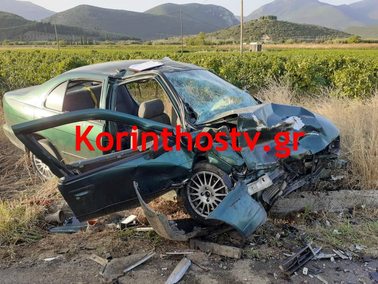 Τροχαίο-σοκ στη Νεμέα: Ενας νεκρός και οκτώ τραυματίες