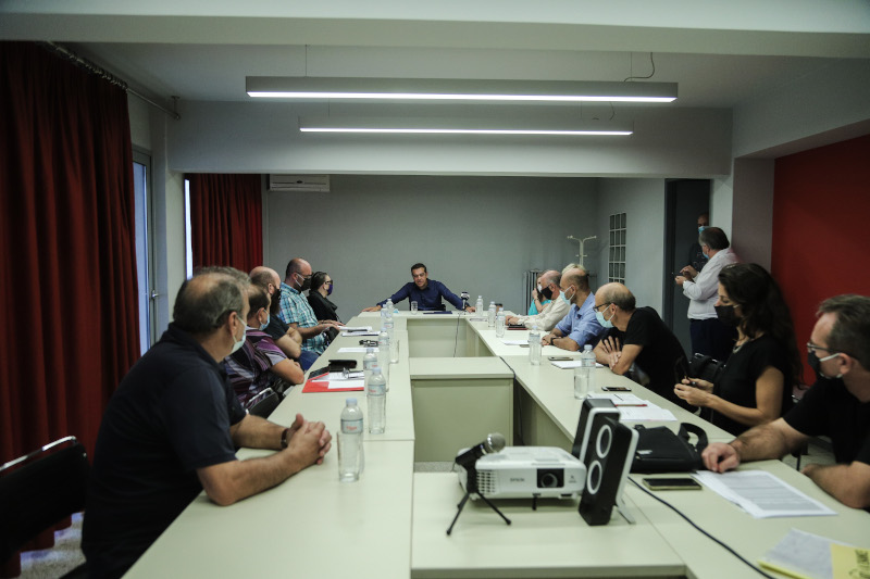 Συνάντηση του Αλέξη Τσίπρα με την Πανελλήνια Ομοσπονδία Θεάματος Ακροάματος