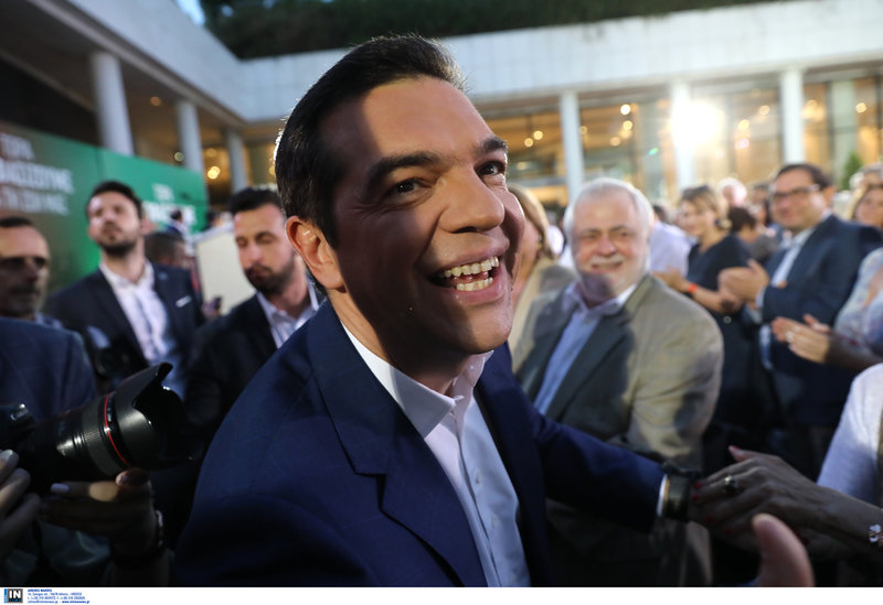 Ο Αλέξης Τσίπρας στο μέγαρο Μουσικής -