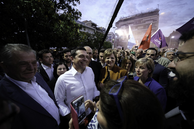 ÎŸ Î‘Î»Î­Î¾Î·Ï‚ Î¤ÏƒÎ¯Ï€ÏÎ±Ï‚ ÏƒÏ„Î·Î½ Î¿Î¼Î¹Î»Î¯Î± Ï„Î¿Ï… ÏƒÏ„Î¿ Î‘Î³ÏÎ¯Î½Î¹Î¿