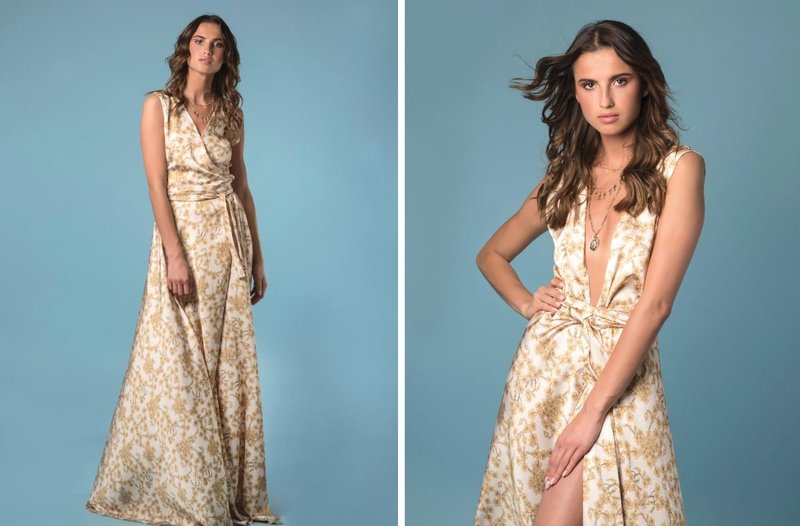 To Idaniko Forema Gia Kalokairino Gamo Boho Floral To Exei