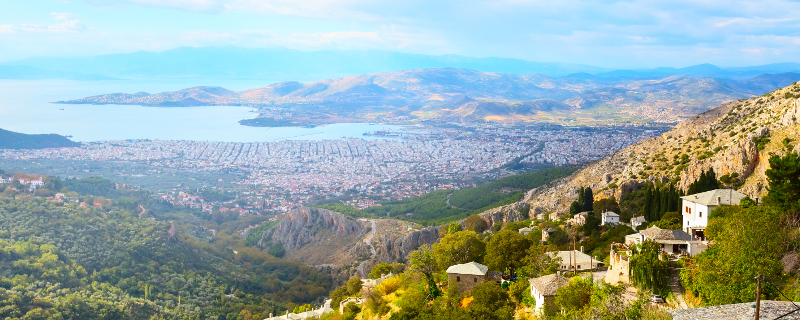 Η θέα του Βόλου από το Πήλιο