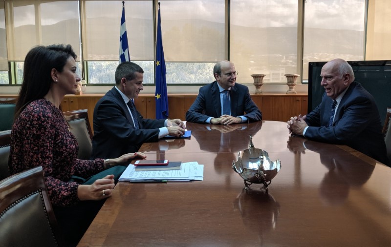 Ο Κωστής Χατζηδάκης με τον ακαδημαϊκό Χρήστο Ζερεφό