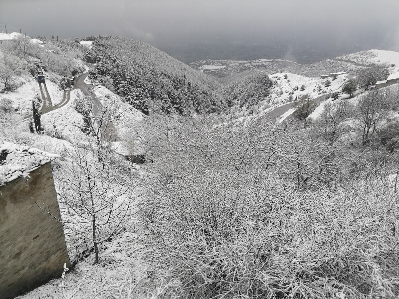 χιόνια ορεινά Λάρισας