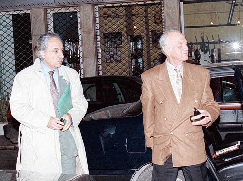 Ο Αντώνης Λιβάνης με τον Τηλέμαχο Χυτήρη