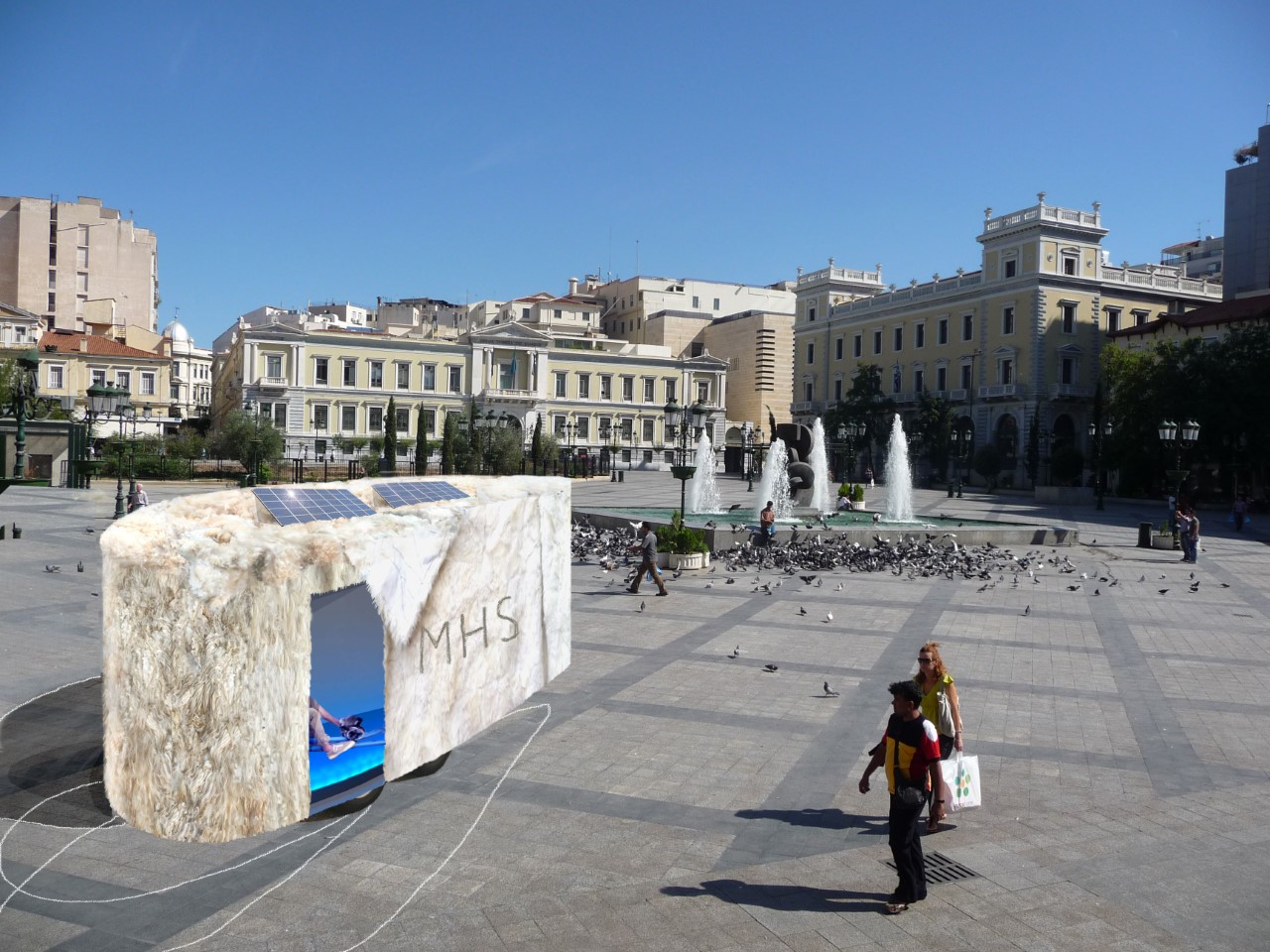 Φωτορεαλιστική απεικόνιση του έργου στην Αθήνα