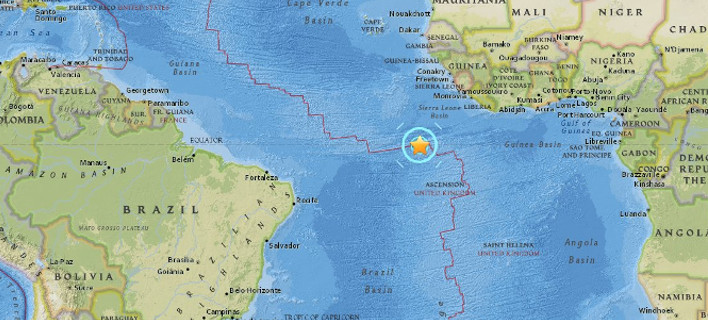 Σεισμός 7,4 Ρίχτερ στον Ατλαντικό Ωκεανό 