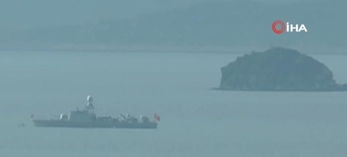 Τα τουρκικά πλοία στα Ιμια έτσι όπως τα εμφανίζουν τα ΜΜΕ της Τουρκίας- φωτογραφία you tube