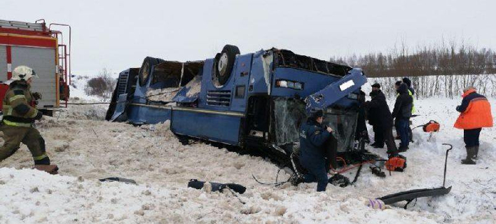 Ρωσία: Τούμπαρε λεωφορείο με παιδιά -Επτά νεκροί [εικόνες]
