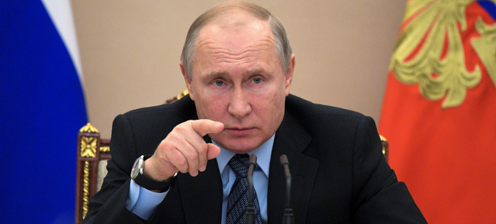 Ο Βλαντιμίρ Πούτιν / (Alexei Druzhinin, Sputnik, Kremlin Pool Photo via AP)