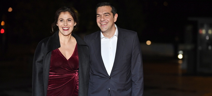 Αλέξης Τσίπρας και Περιστέρα Μπαζιάνα στο Παρίσι / Φωτογραφία: ΑΠΕ