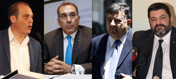 Οι κκ Βελόπουλος, ΚαμμÎνος, ΚαÏατζαφÎÏης και ΚÏανιδιώτης