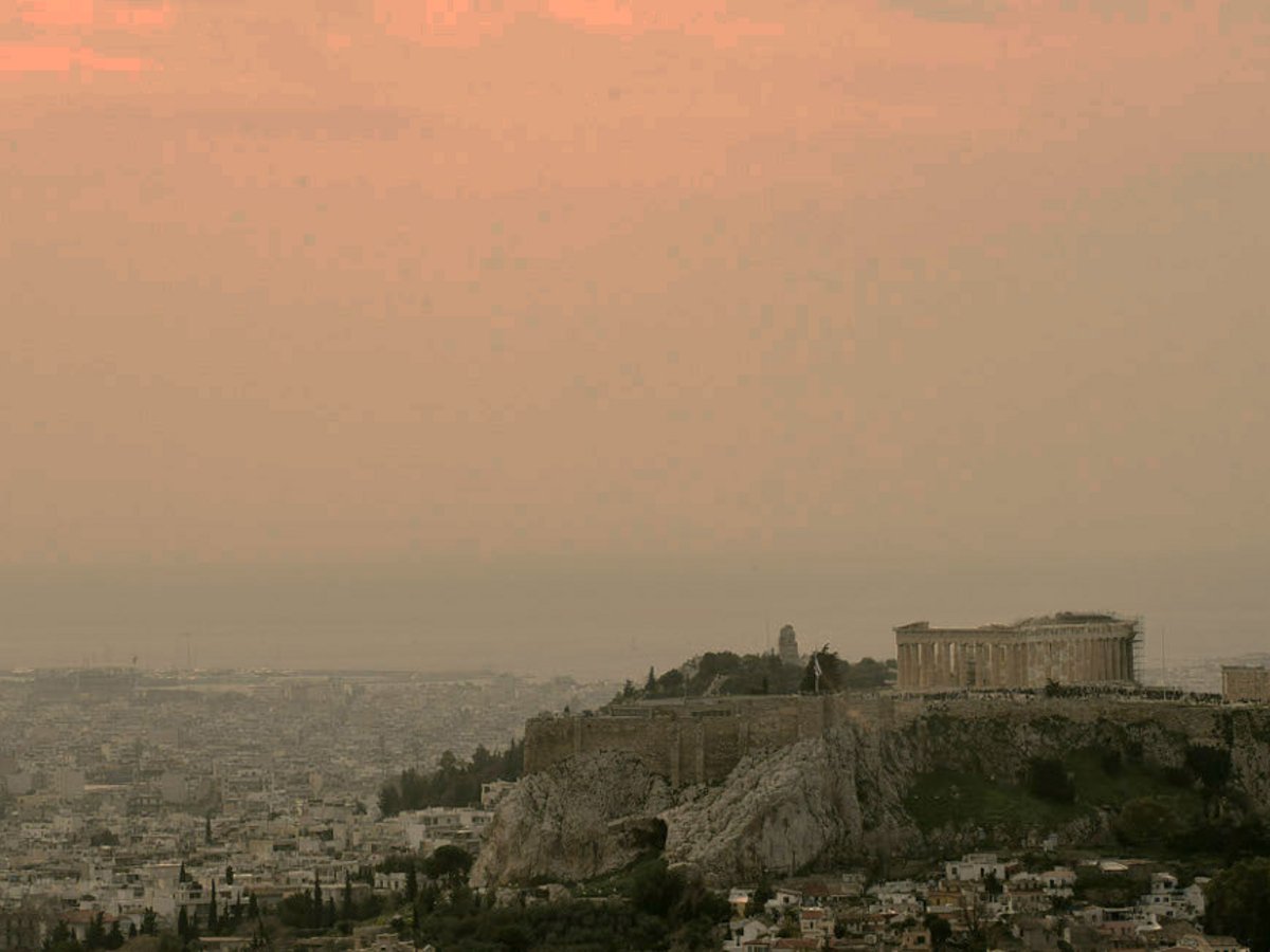 Βίντεο: Πώς η αφρικανική σκόνη «εξαφανίζει» την Ελλάδα -Δορυφόρος  καταγράφει - iefimerida.gr