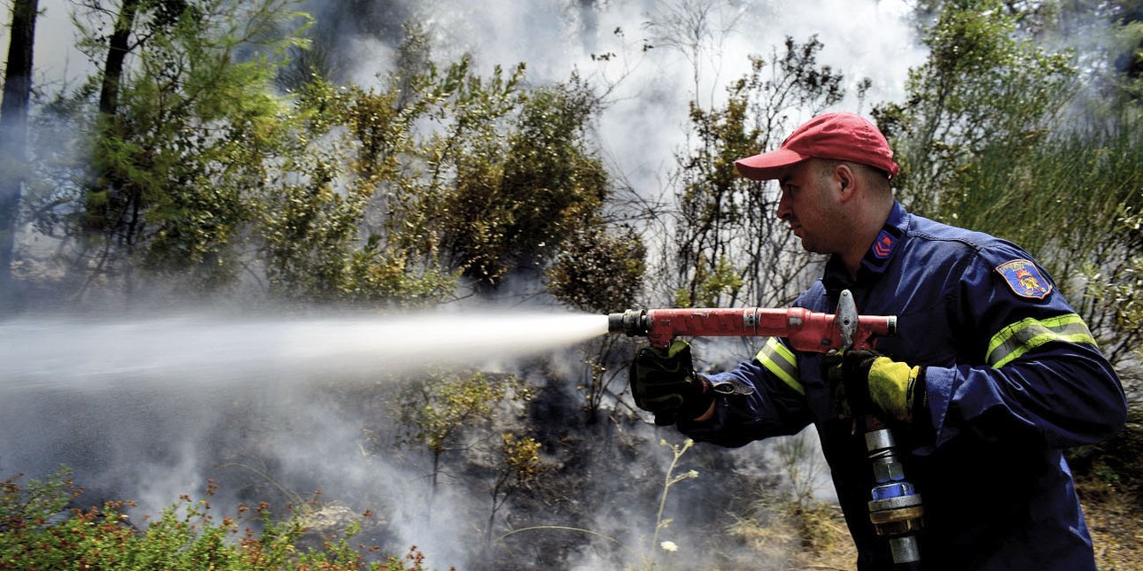 Φωτιά σε αγροτική έκταση στην Αγία Τριάδα Μώλου Φθιώτιδας -Δ