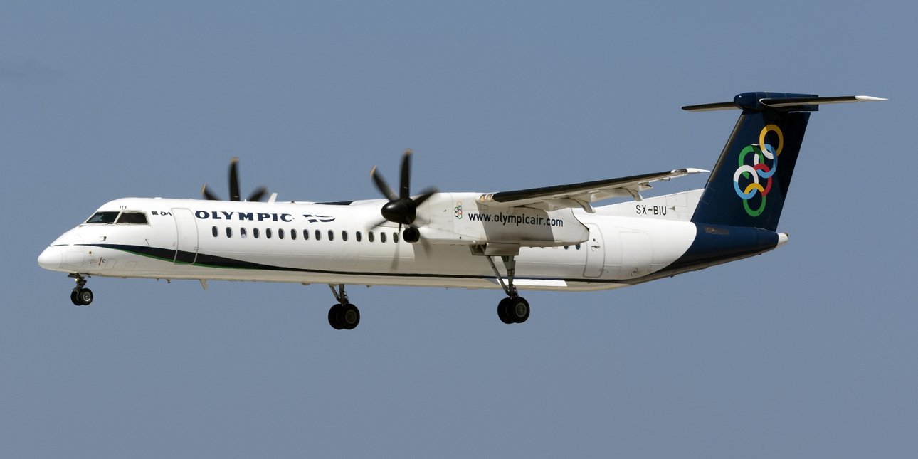 Ρόδος: Αεροπλάνο της Olympic Air επέστρεψε στο αεροδρόμιο μετά από καπνούς στον κινητήρα