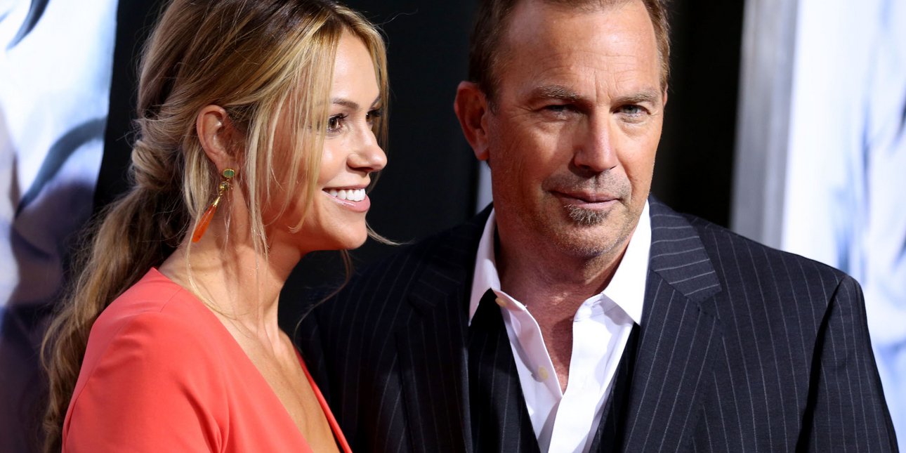 Ο Κέβιν Κόστνερ με την πρώην σύζυγό του Κριστίν Μπαουμγκάρτνερ