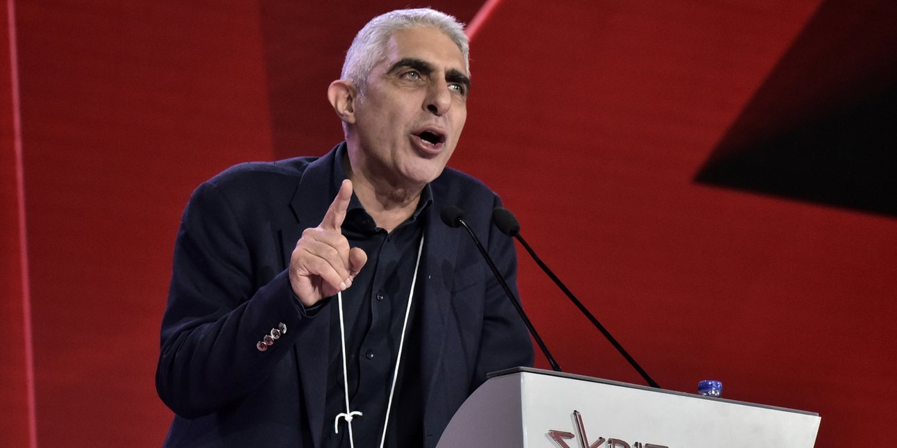 Ο Γιώργος Τσίπρας στο συνέδριο του ΣΥΡΙΖΑ