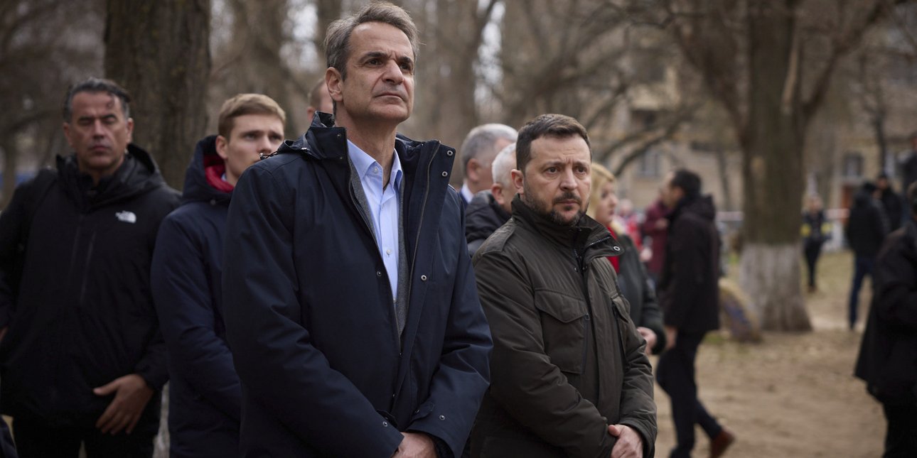 Κυριάκος Μητσοτάκης και Βολοντίμιρ Ζελένσκι στην Οδησσό 