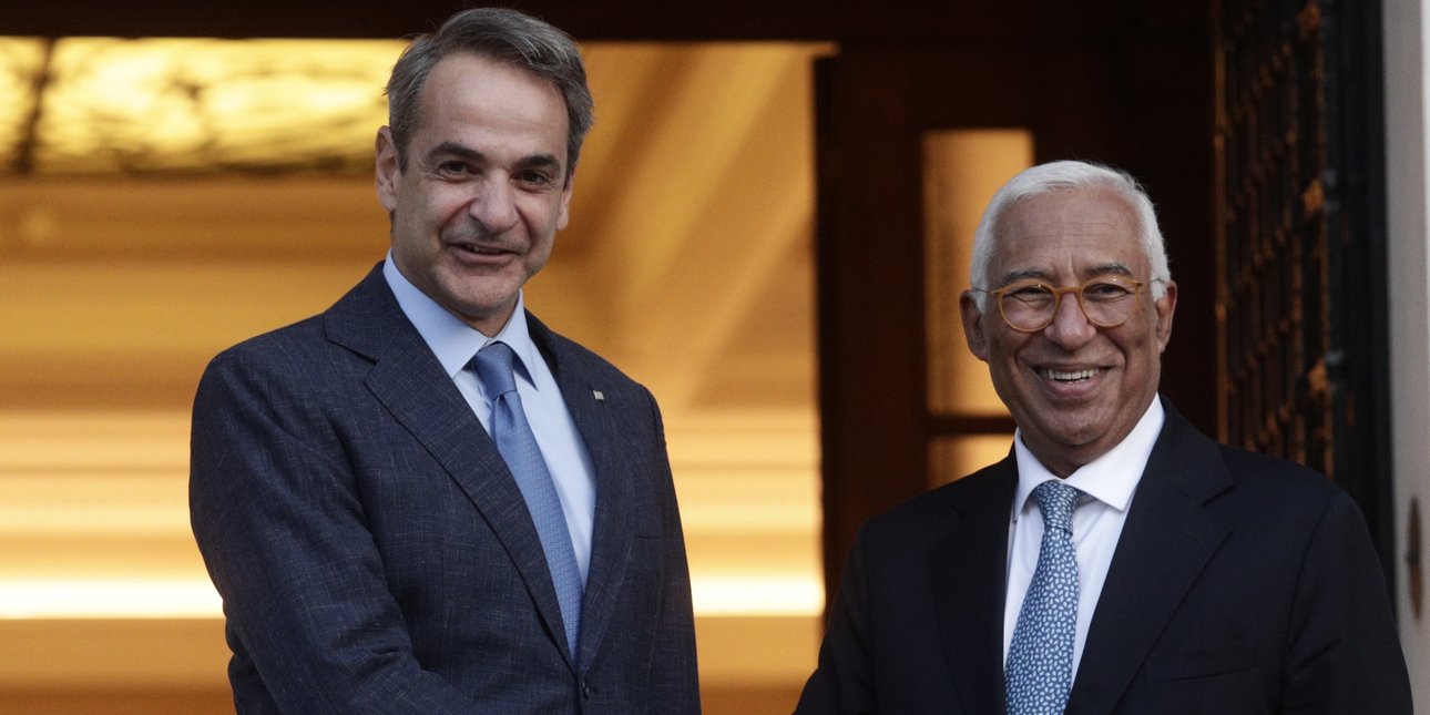 Συνάντηση Μητσοτάκη με Αντόνιο Κόστα -Συζήτησαν για Μέση Ανατολή και την ανάγκη για πρόοδο στις διαπραγματεύσεις για τον Λίβανο