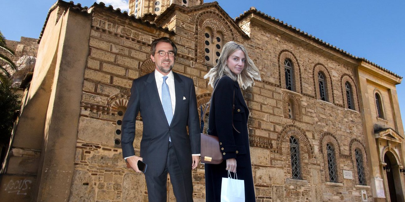 Άγιος Νικόλαος Ραγκαβάς: Η ιστορία της γραφικής εκκλησίας στην Πλάκα που επέλεξαν Νικόλαος-Χρυσή για τον γάμο τους