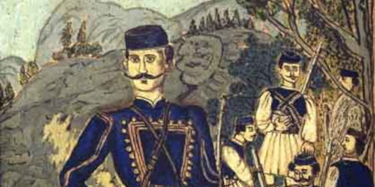 Πίνακας του Θεόφιλου, Παύλος Μελάς