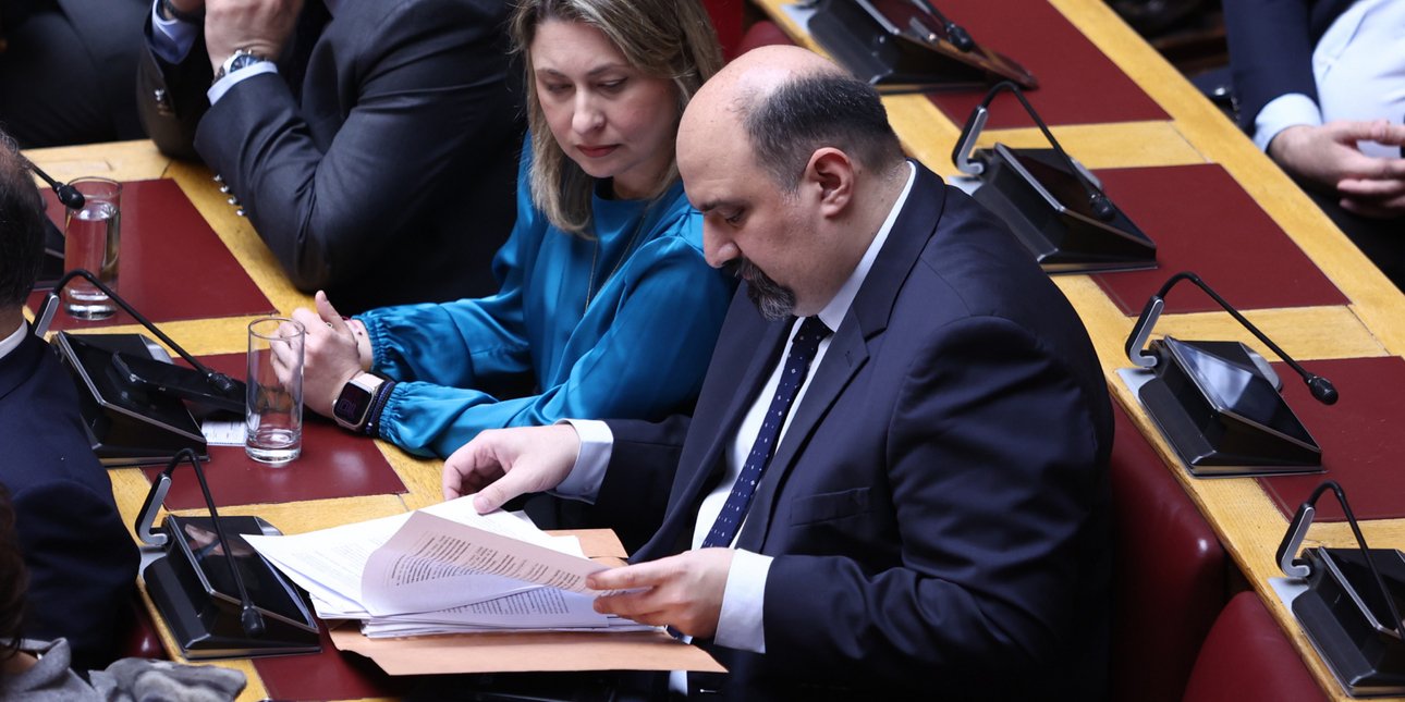 Ο Χρήστος Τριαντόπουλος στη Βουλή 