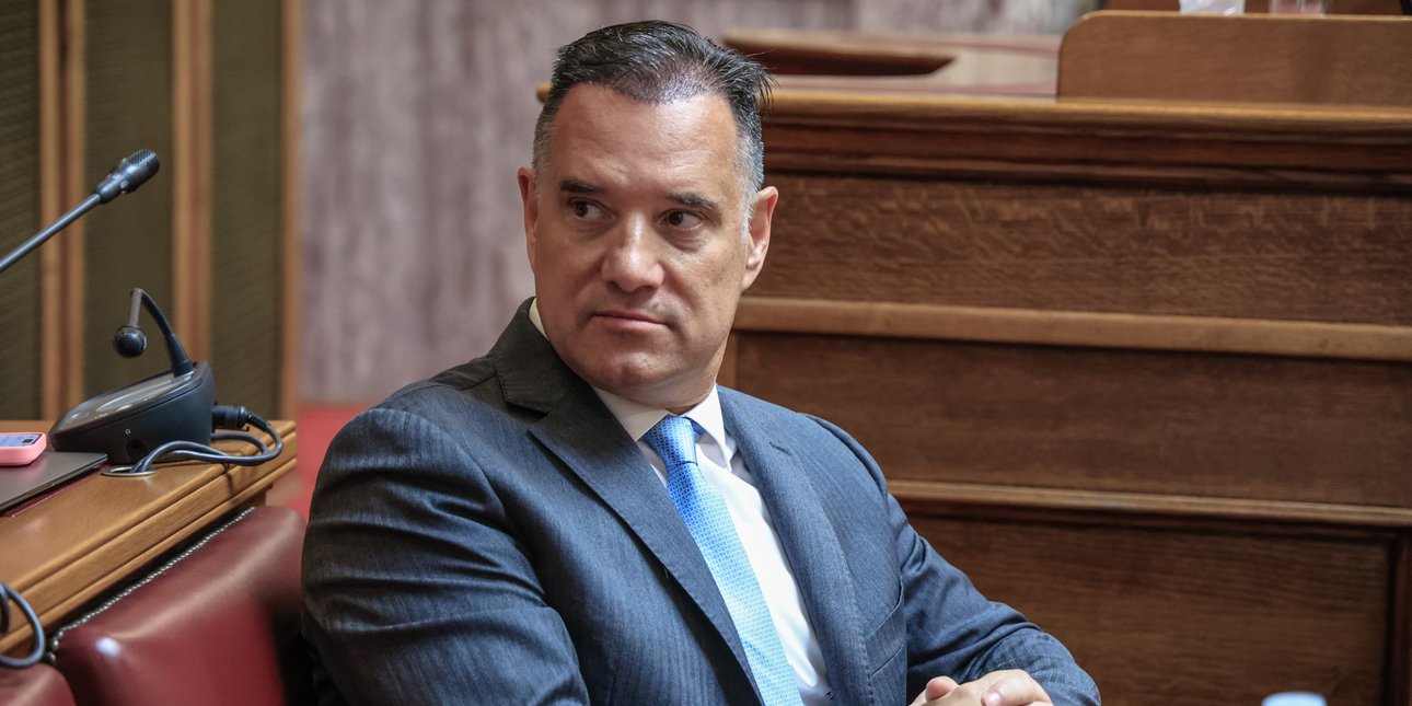 Ο Άδωνις Γεωργιάδης στη Βουλή