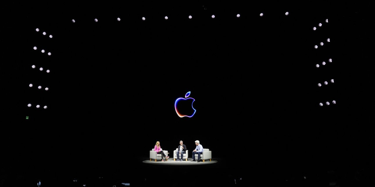 Στιγμιότυπο από event Apple σχετικά με την τεχνητή νοημοσύνη, τον Ιούνιο του 2024 