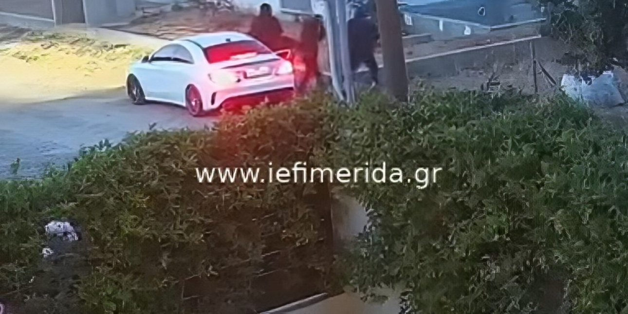 Η στιγμή της εισβολής των διαρρηκτών σε σπίτι
