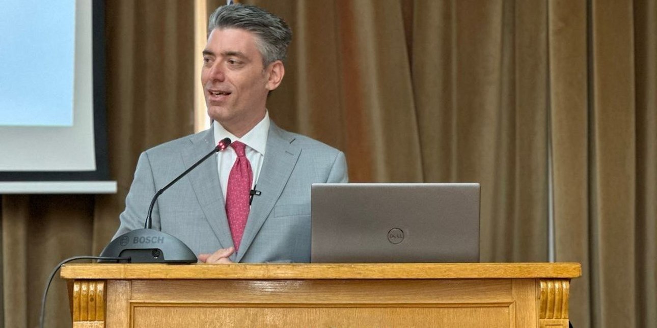 Ο Γενικός Γραμματέας Έρευνας και Καινοτομίας, κ. Τάσος Γαϊτάνης.