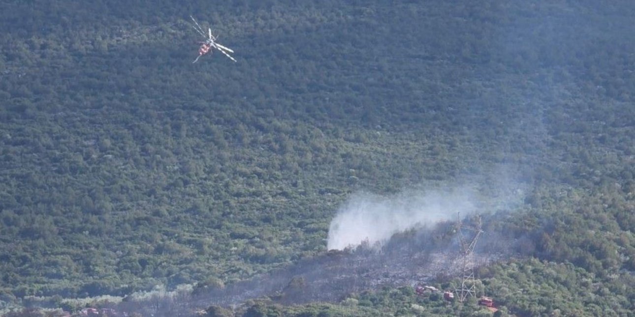 Ρίψεις από ελικόπτερο στην Πελεή Αργολίδας