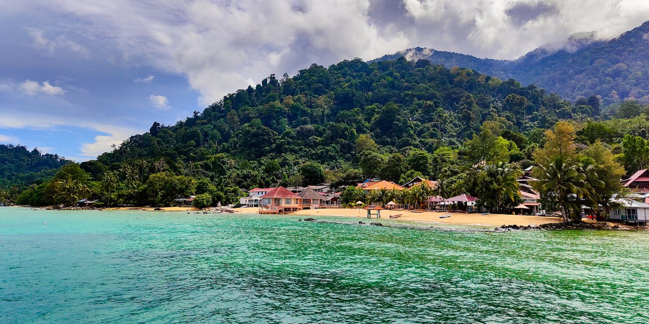 Χωριό στο νησί Pulau Tioman της Μαλαισίας